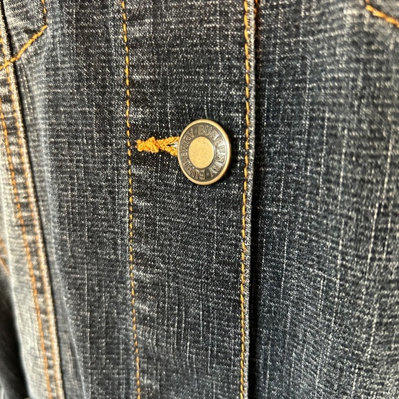 Burberry London Denim Coat / Shirt Dress – Vintage Early 2000s – Size M - Picture 2 of 9